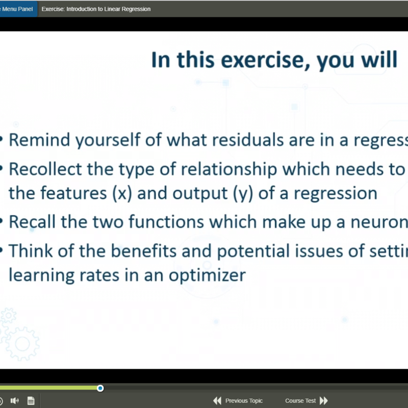 Linear Regression Models E-Learning Kurs