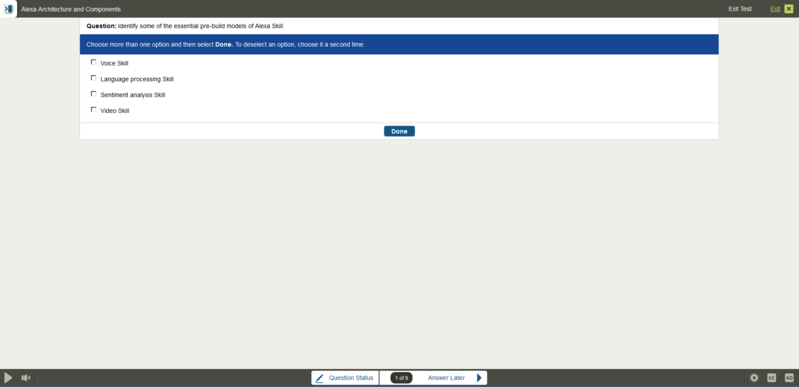 Development Skills for Alexa E-Learning Kurs