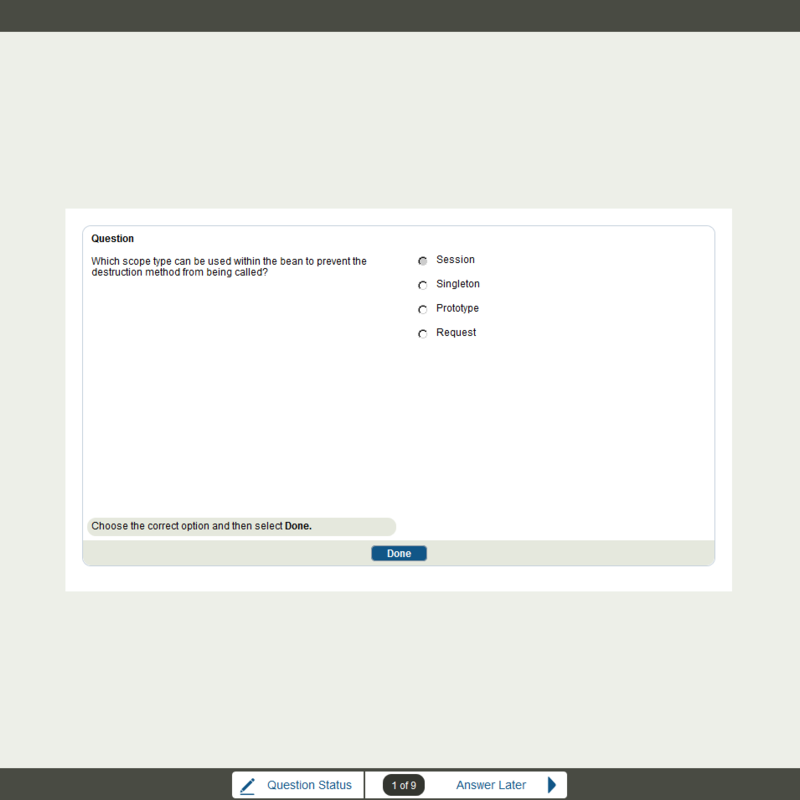 Developing Applications Using Java Spring Ausbildung
