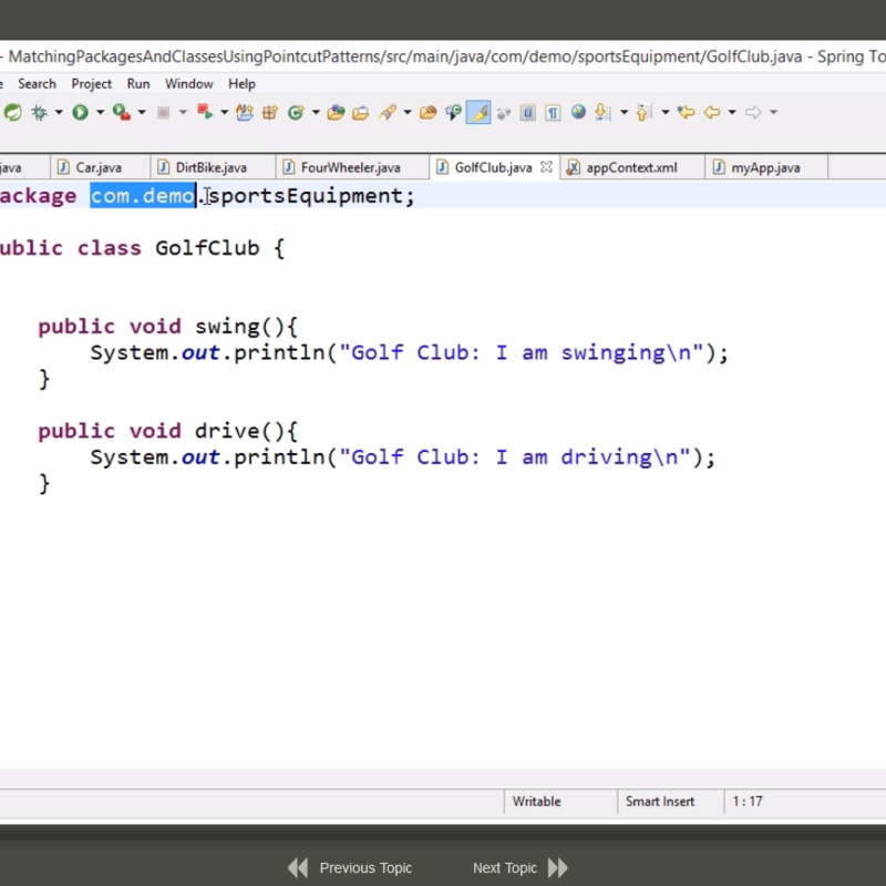 Developing Applications Using Java Spring Ausbildung