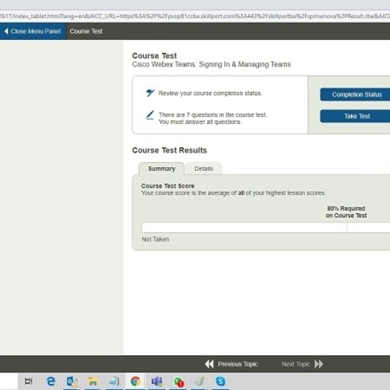 Cisco WebEx Teams E-Learning Kurs