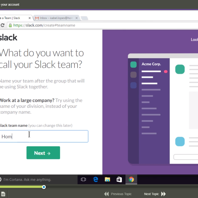 Slack iOS Using the iOS App E-Learning Kurs