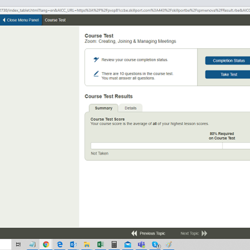 Zoom E-Learning