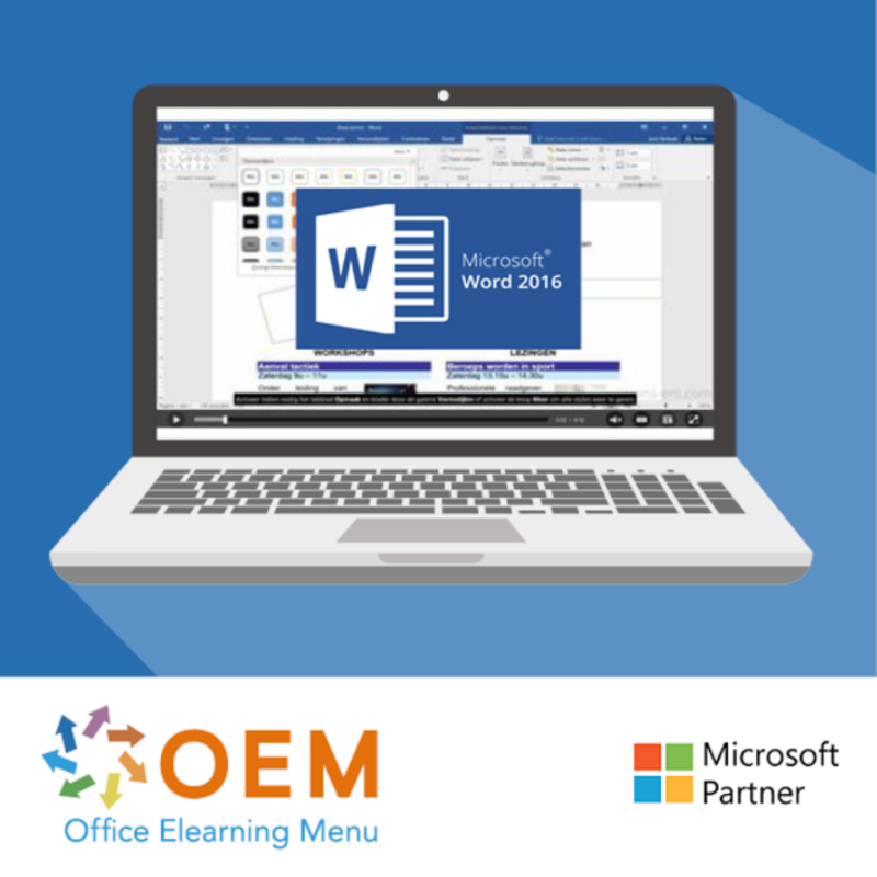 Word 2016 Débutant Intermédiaire Expert FR