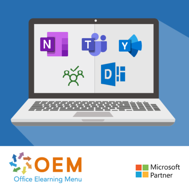 E-Learning OneNote Teams Groups Planner Delve Yammer Online