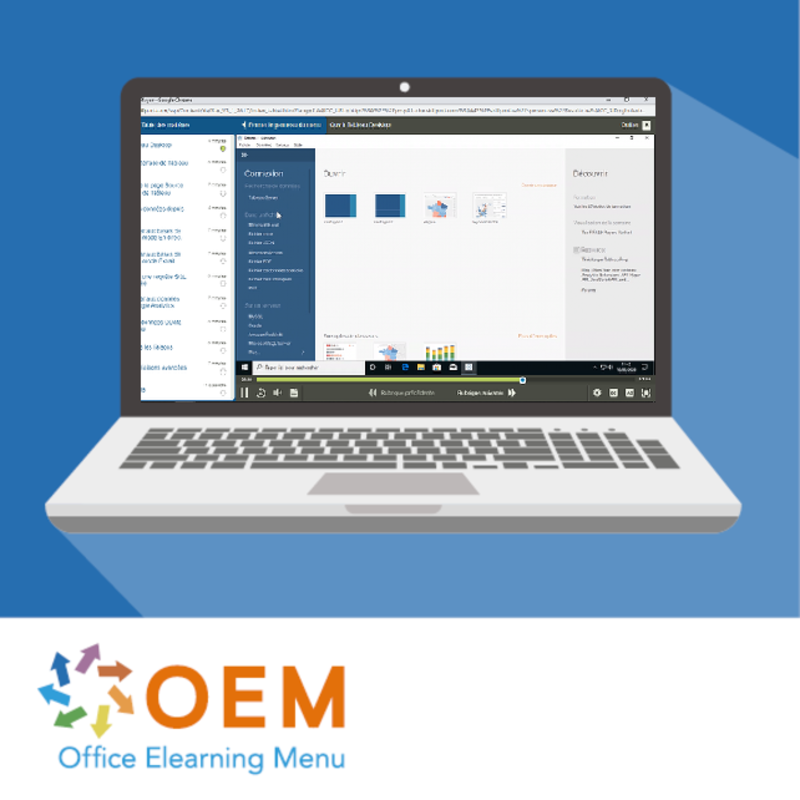 Tableau E-Learning Cours FR