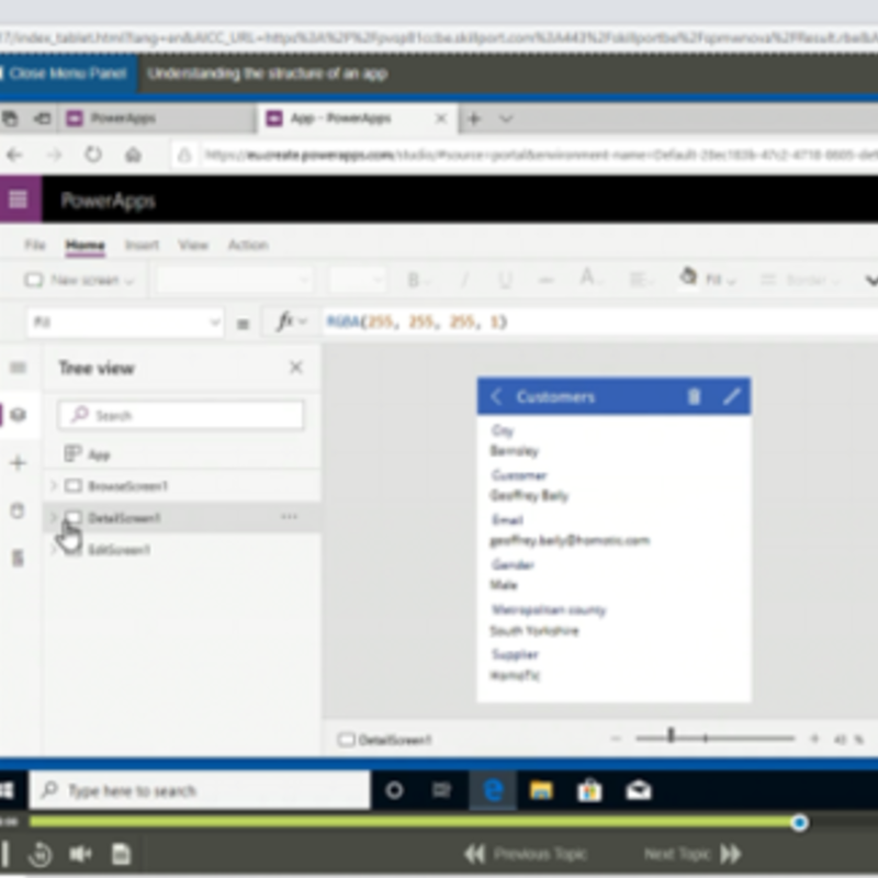 Microsoft PowerApps M55265 Ausbildung