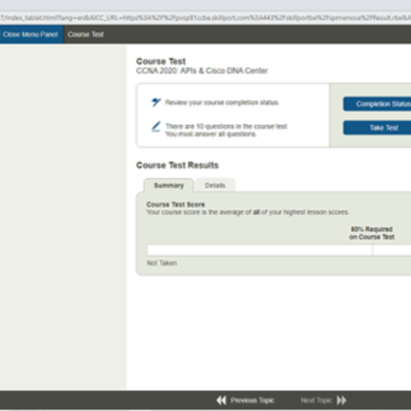 Cisco Certified Network Associate CCNA Exam 200-301 Ausbildung