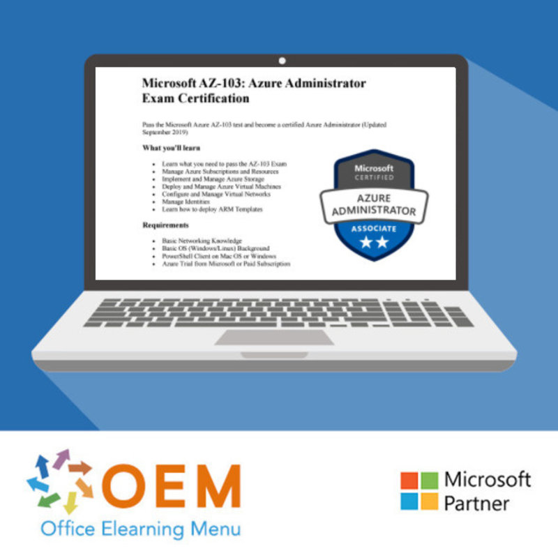 AZ-103 Microsoft Azure Administrator Ausbildung