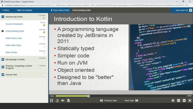 Programming with Kotlin E-Learning Kurs