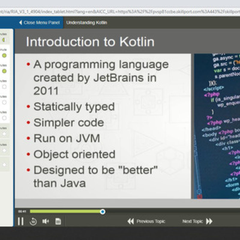 Programming with Kotlin E-Learning Kurs