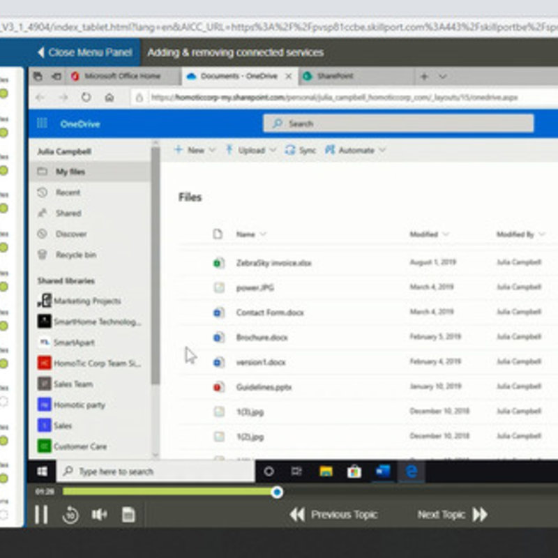 Transitioning to Office 365 E-Learning Kurs
