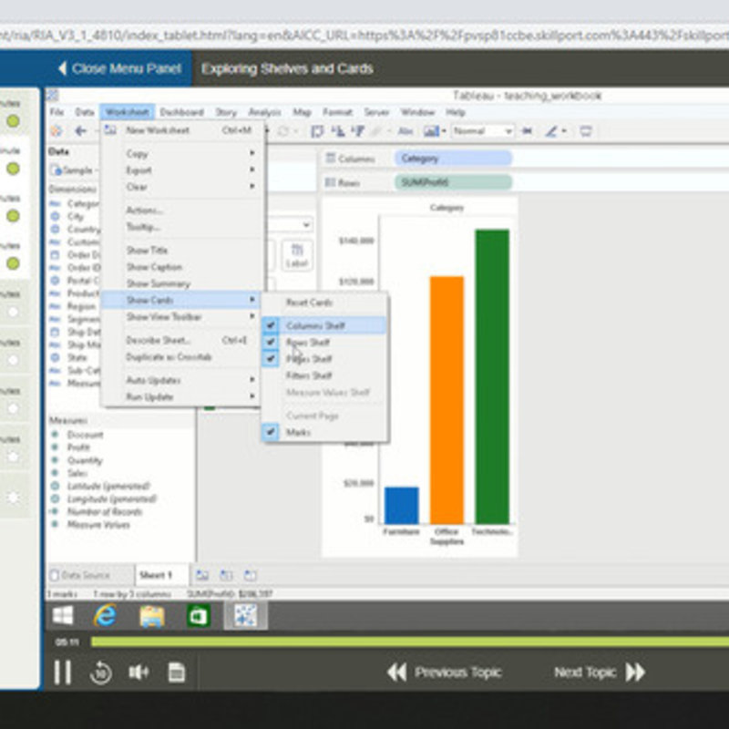 Data Visualization with Tableau for Beginners E-Learning Kurs