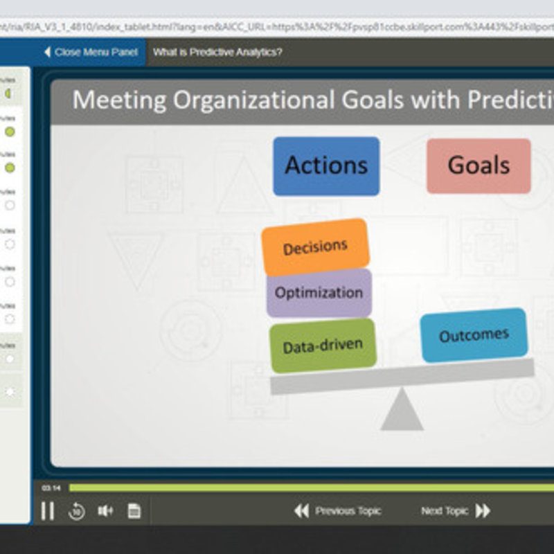 Predictive Analytics E-Learning Kurs