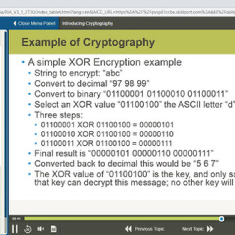 Cryptography Fundamentals E-Learning Kurs