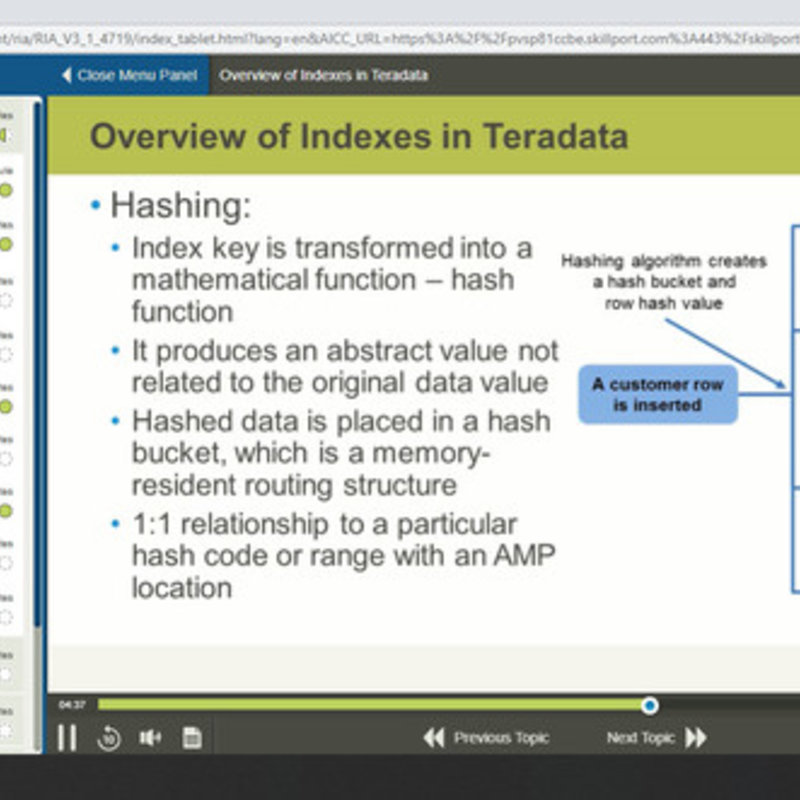 Teradata Basics E-Learning Kurs