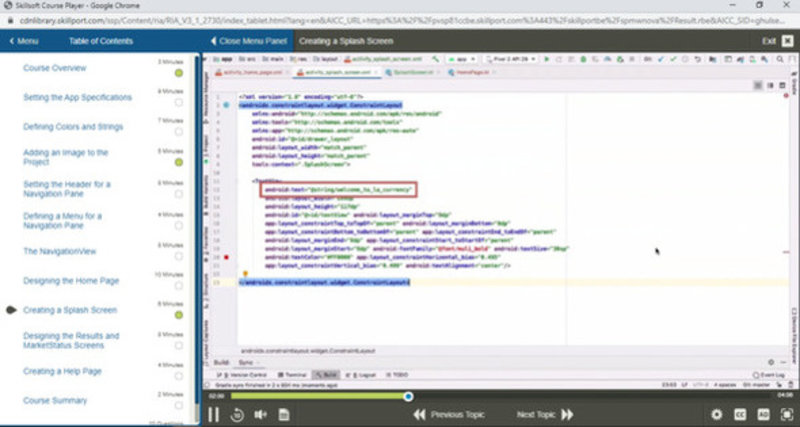 Mobile App Development on Android E-Learning Kurs