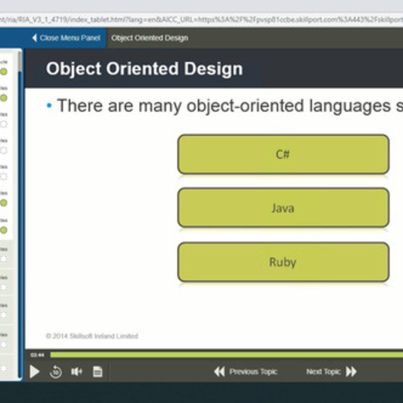 Object-Oriented Programming E-Learning Kurs