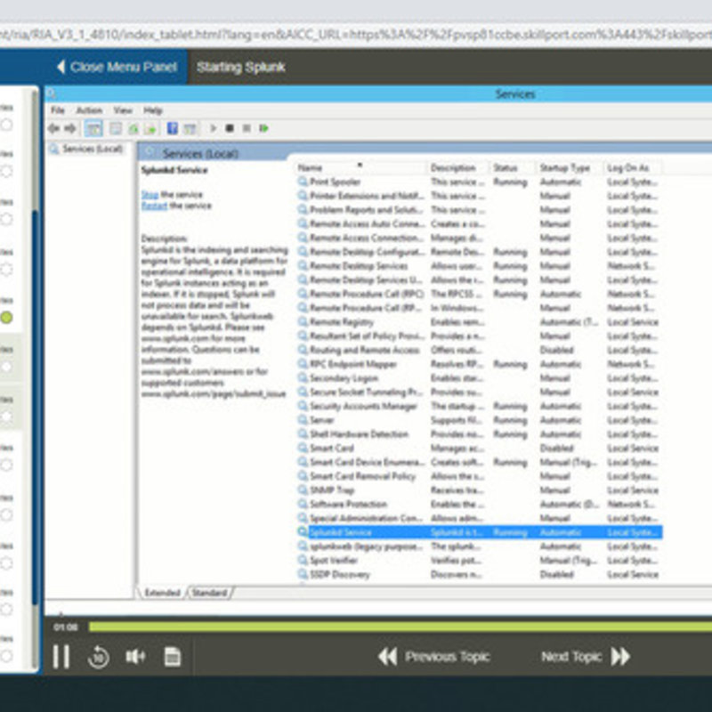 Operational Intelligence Fundamentals with Splunk E-Learning Kurs