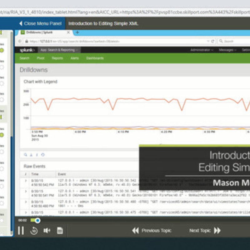 Operational Intelligence Fundamentals with Splunk E-Learning Kurs