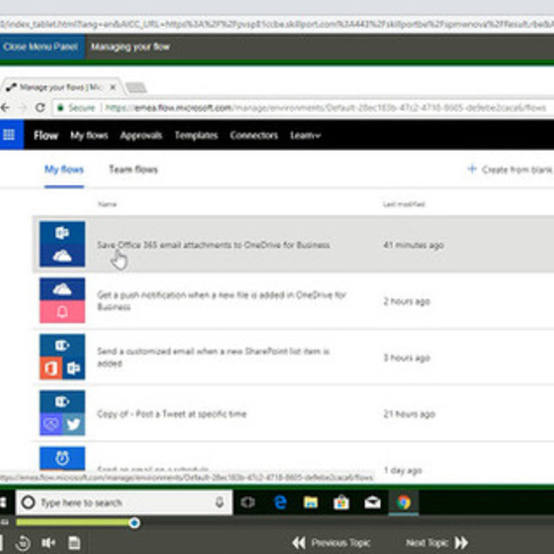 Microsoft Flow E-Learning Kurs