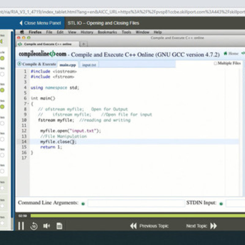 Programming in C++ E-Learning Kurs
