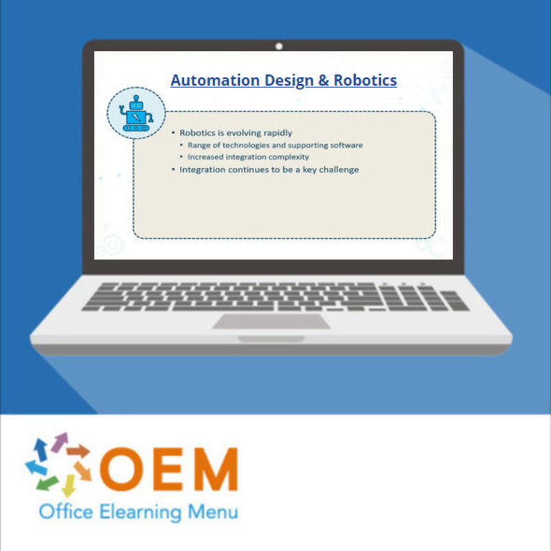 Designing for Automation and Robotics E-Learning Kurs