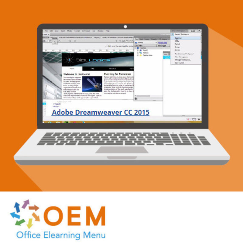 Adobe Dreamweaver CC 2015 E-Learning Kurs