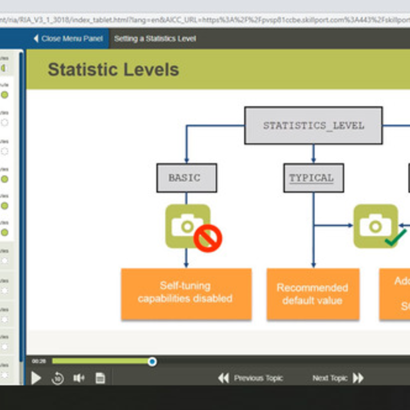 Oracle Database 11g Performance tuning exam 1Z0-054 E-Learning Kurs