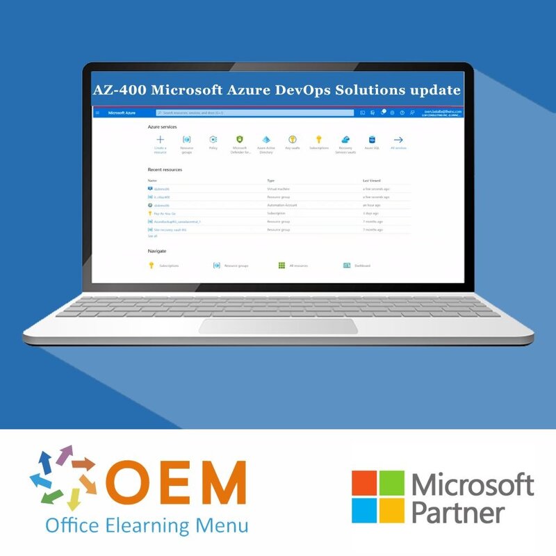 AZ-400 Microsoft Azure DevOps Solutions Ausbildung