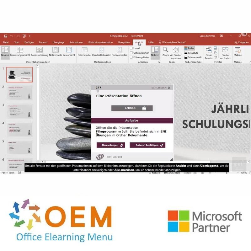 Kurs PowerPoint 365 + Nullmessung E-Learning