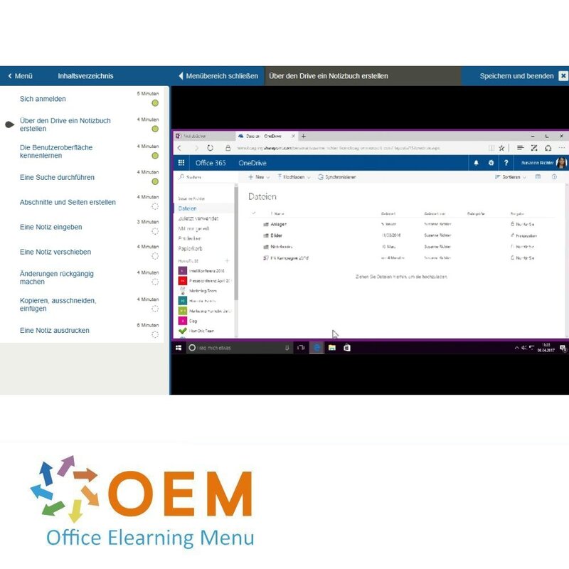 OneNote Online E-Learning