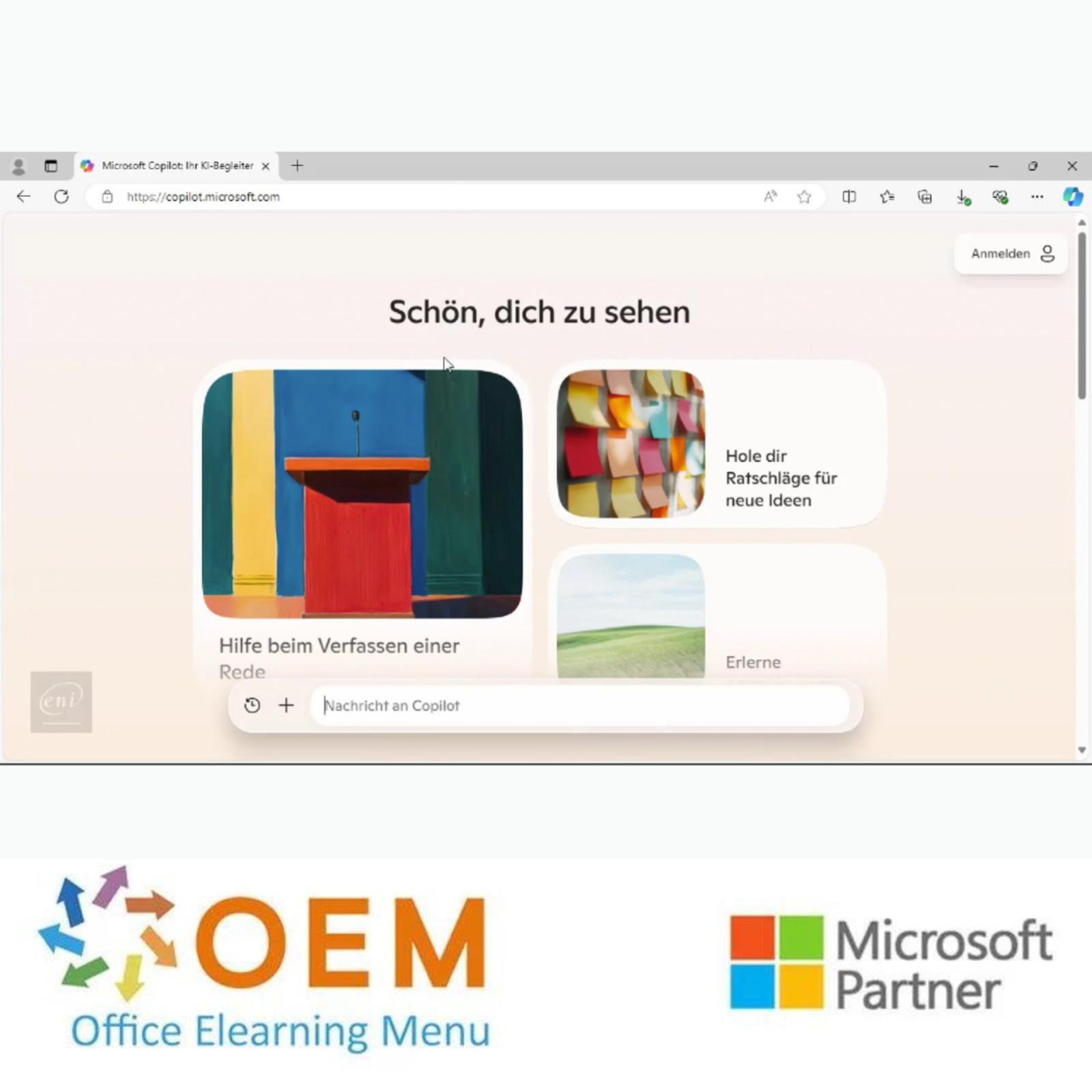 Microsoft Copilot für Microsoft 365 E-Learning