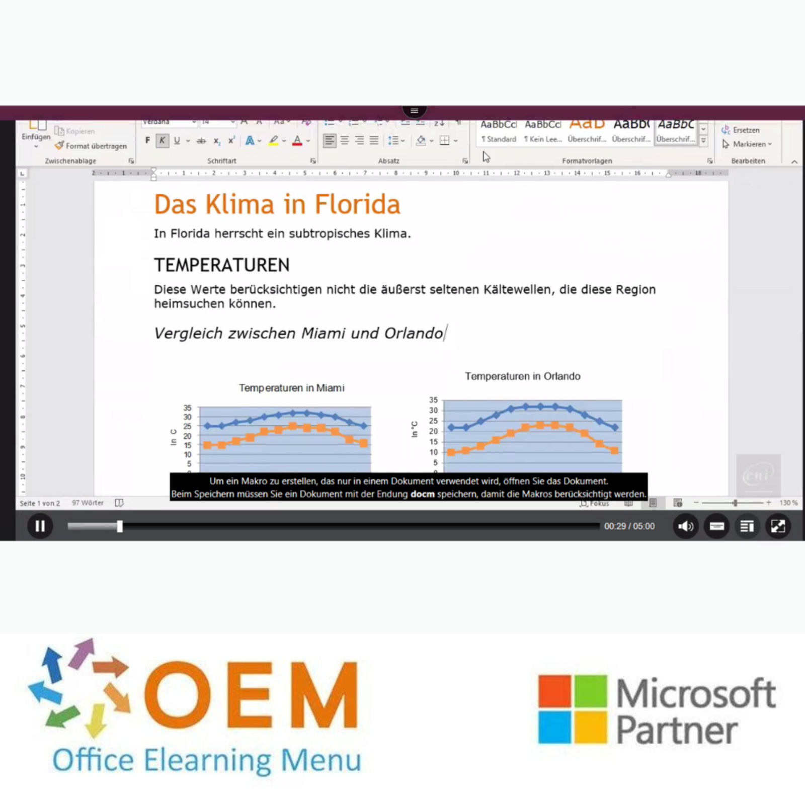 Microsoft Kurs Word 2021 Fortgeschritten Profi