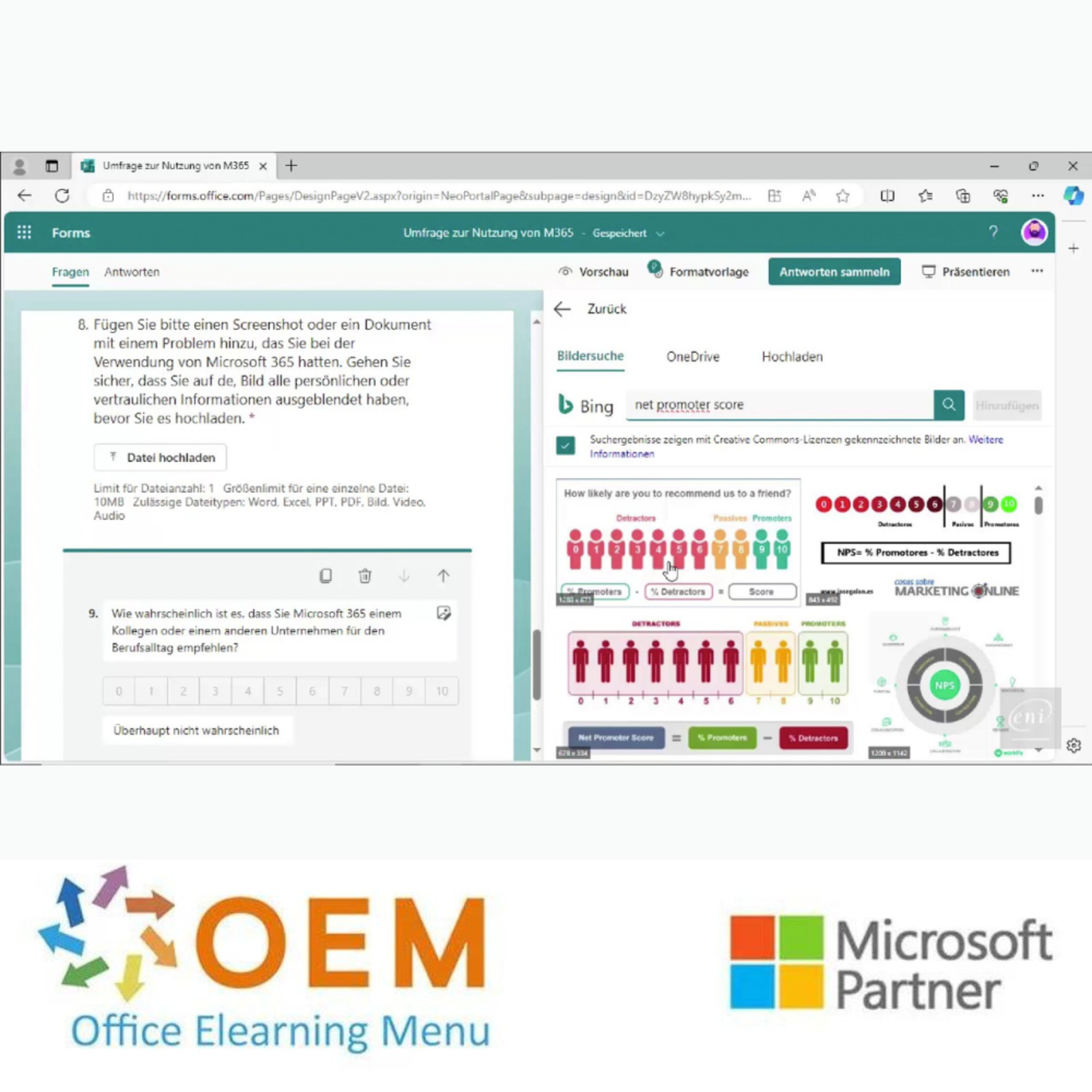 Microsoft Forms E-Learning