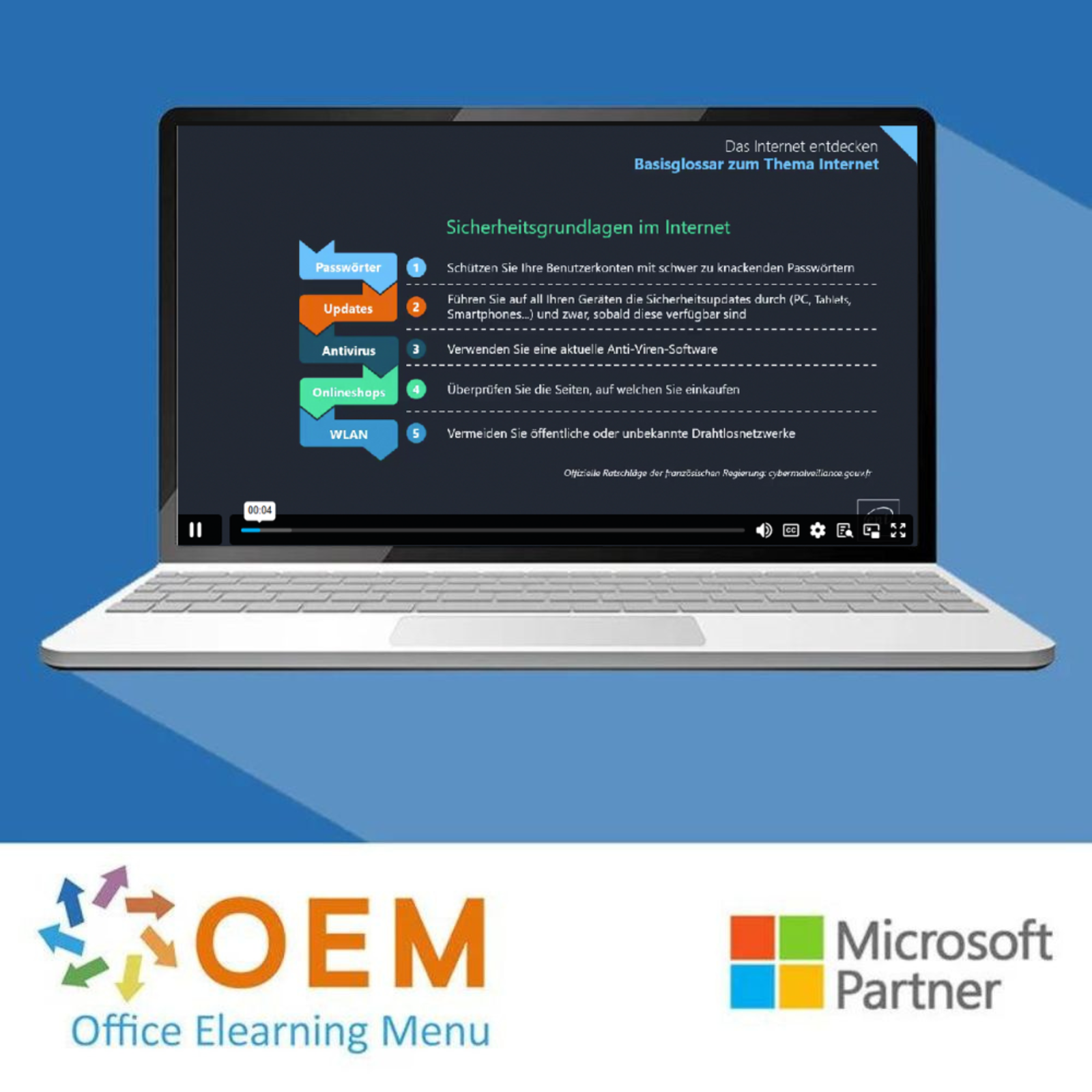 Microsoft Computer & Online Essentials: ICDL Germany E-Learning