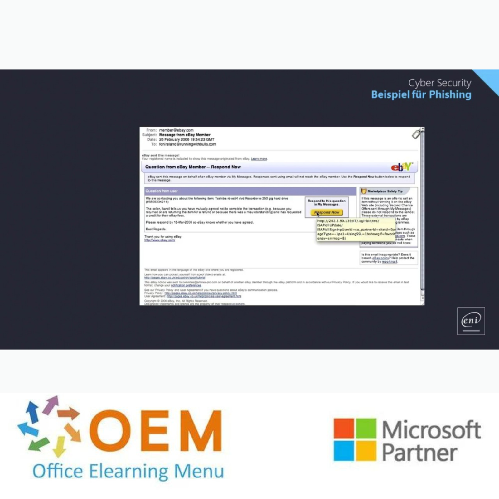 Microsoft Cybersicherheit für Computernutzer E-Learning
