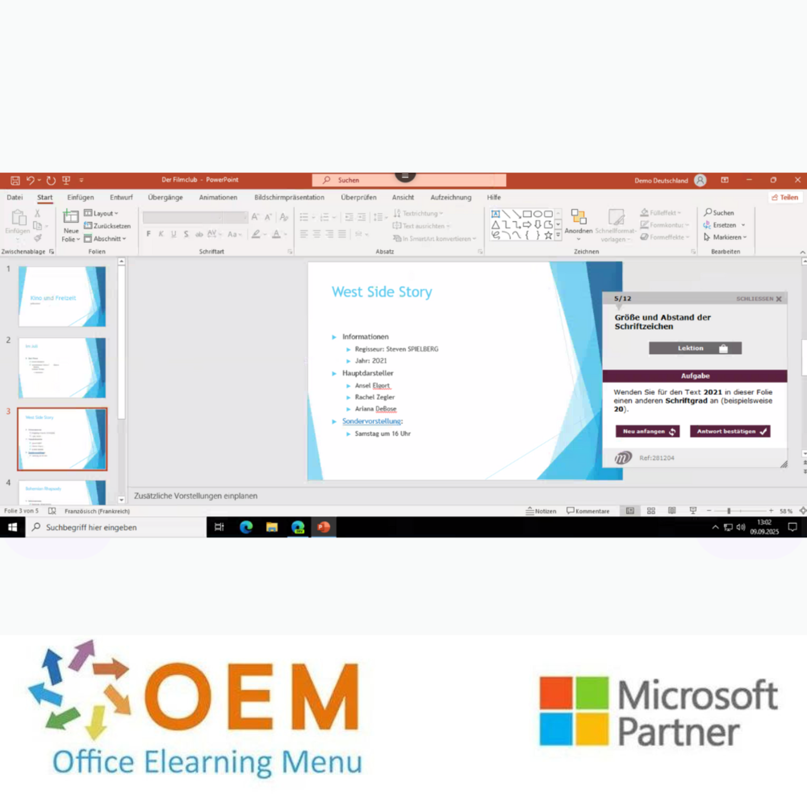 Microsoft Kurs PowerPoint 2021 Grundlagen Fortgeschrittene