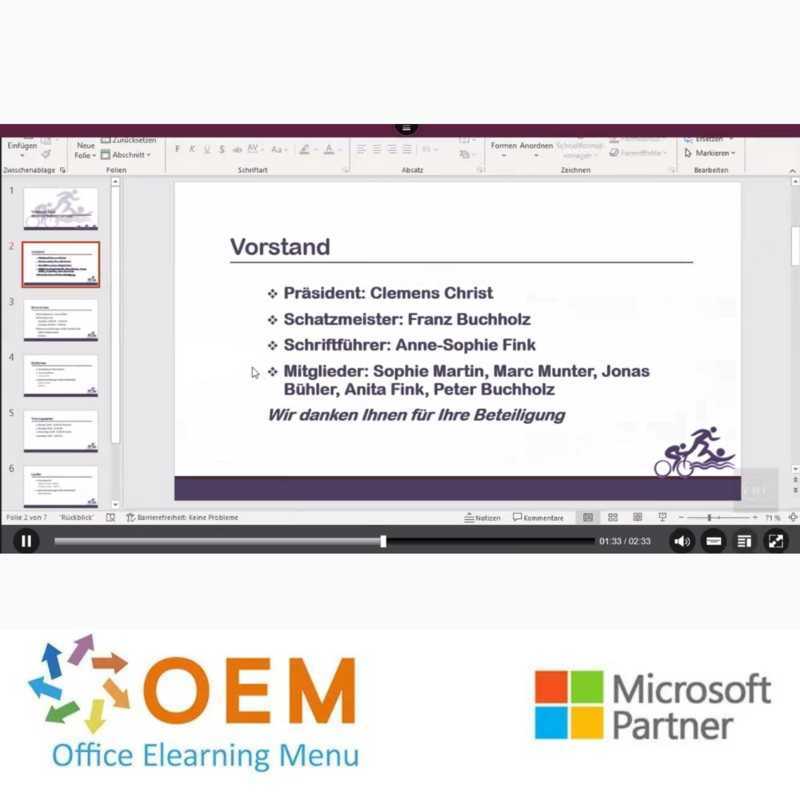 Kurs PowerPoint 2021 Fortgeschritten Profi