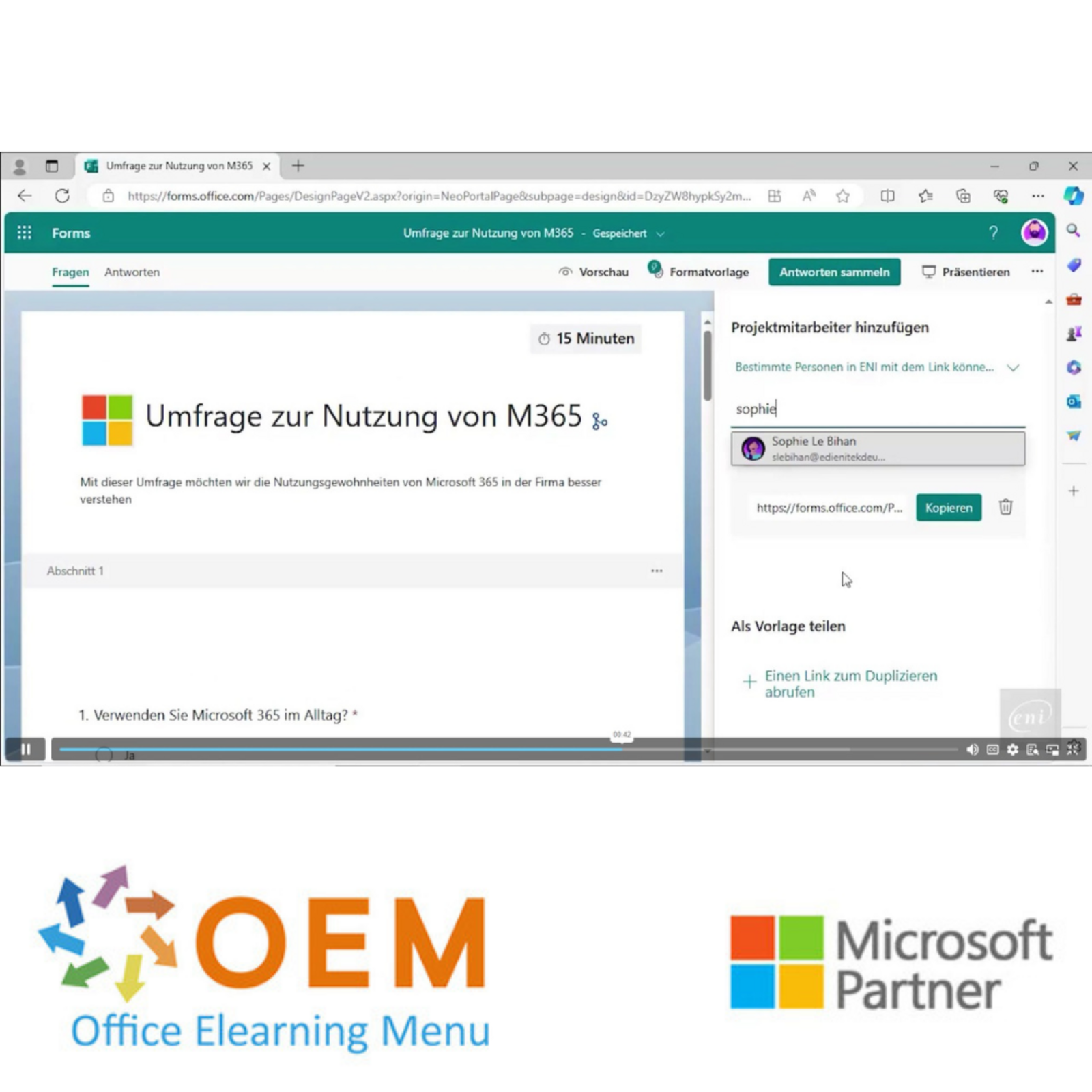 Microsoft Microsoft 365 Kollaboratives Arbeiten für Grundkenntnisse (v2)