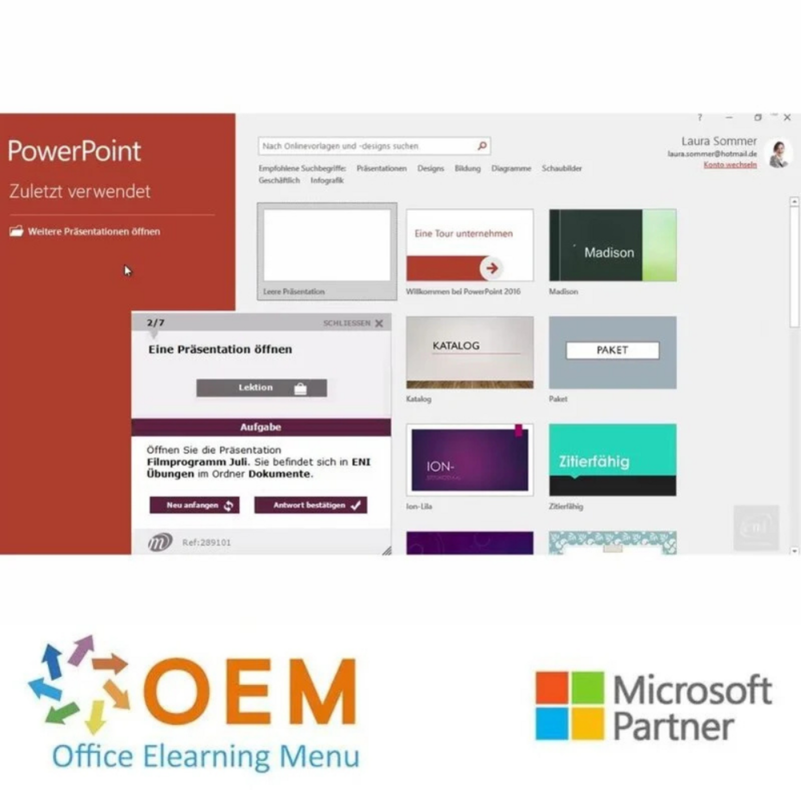 Microsoft Microsoft Office 365 2021 Schulung Grundlagen — E-Learning Kurs