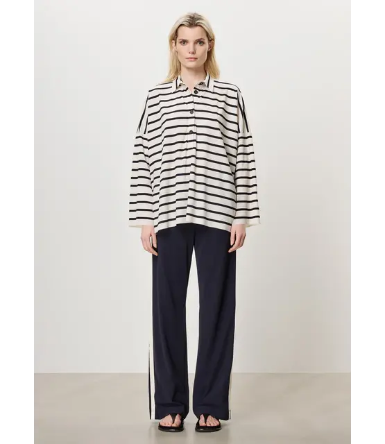 T1264/570 40D Stripped Aron Polo Top