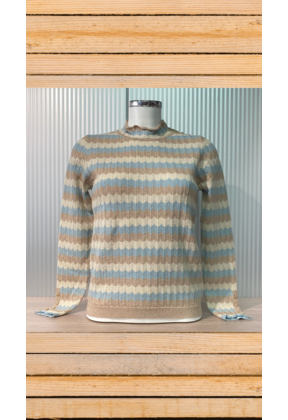AW125 BLUE BEIGE