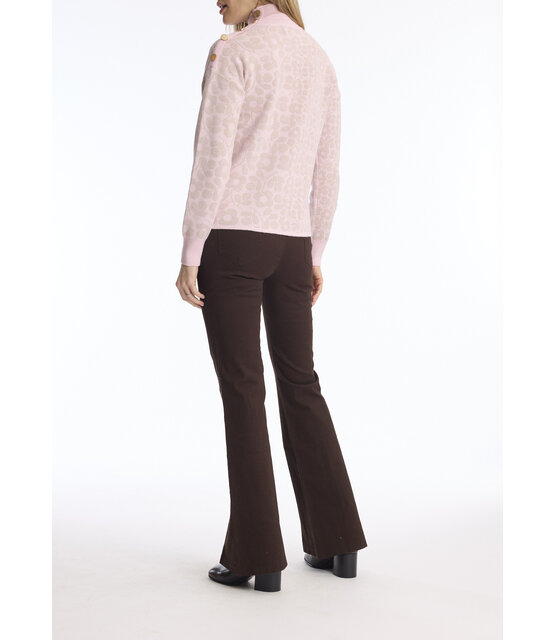 AH218 Light pink-beige-gold