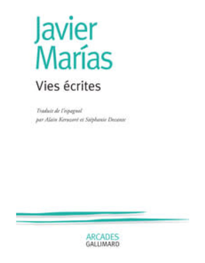 MARIAS Javier Vies écrites