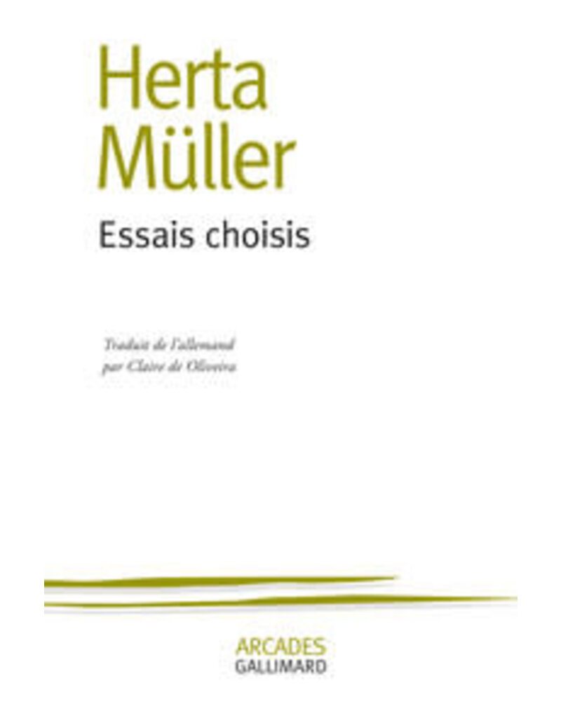 MÜLLER Herta Essais choisis