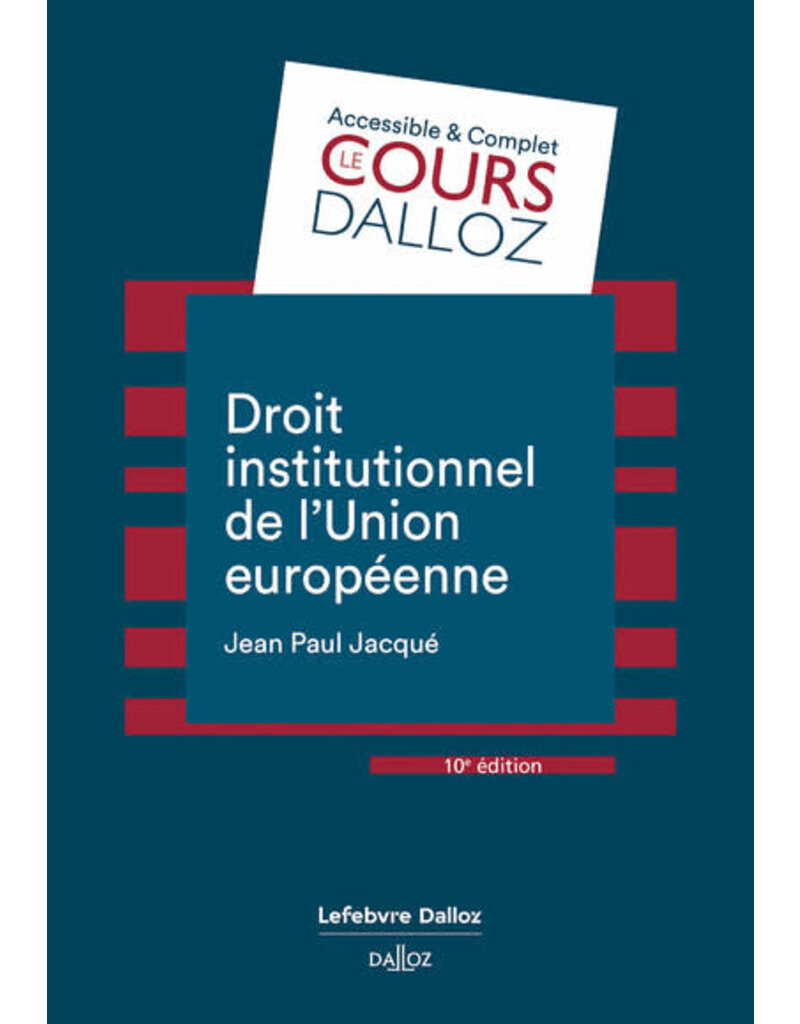 Droit institutionnel de l'Union européenne