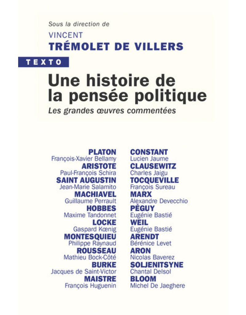 Une histoire de la pensée politique