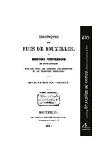 Chroniques des rues de Bruxelles