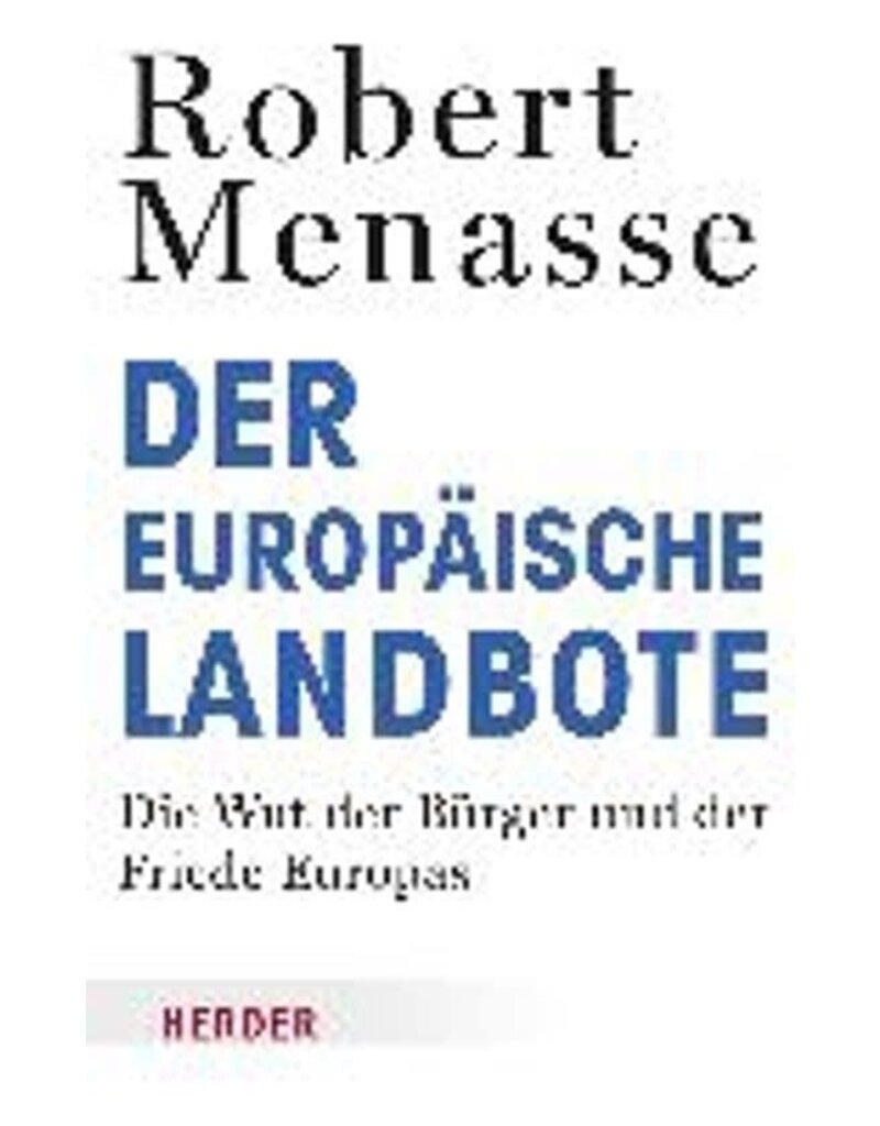 MENASSE Robert Der europäische Landbote